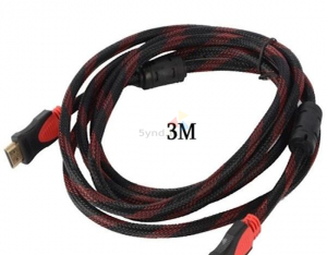 HDMI Cable 3m ROUND (1.4v)