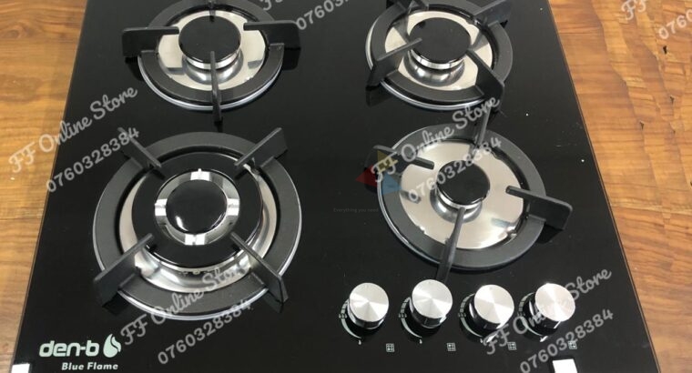 Den-B 4 Burner (Glass) Gas Stove