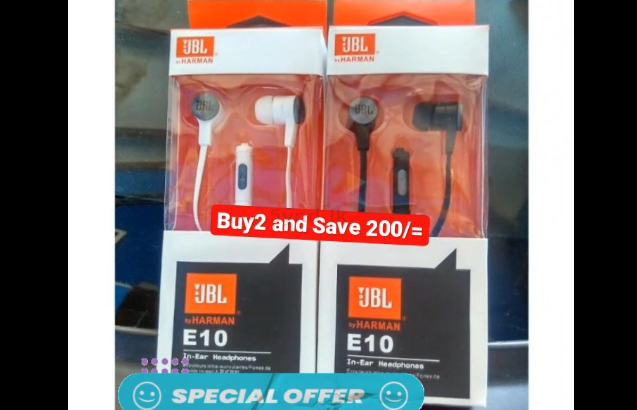 JBL E10 Headset – SPECIAL OFFER