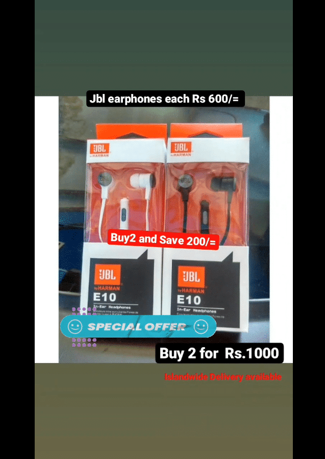 JBL E10 Headset – SPECIAL OFFER