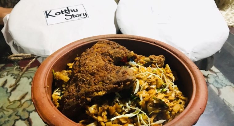 Kotthu Menu – Non Veg OR Veg