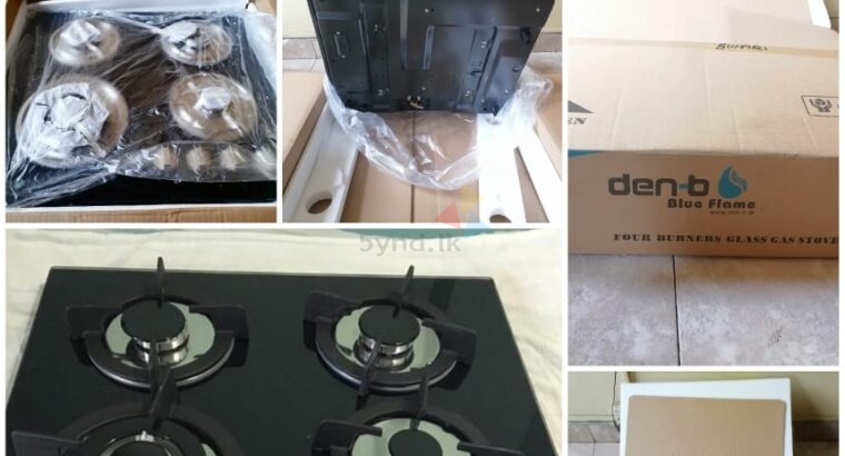 Den-B 4 Burner (Glass) Gas Stove