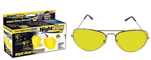 HD Vision Yellow Night View For Unisex