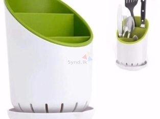 New Cutlery Drainer and Organizer White Green