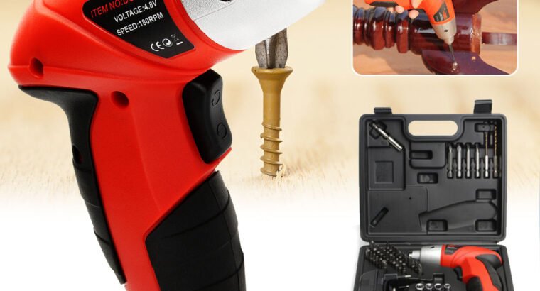 4.8 v Dc Cordless Electric Screwdriver Rechargeable Drill
