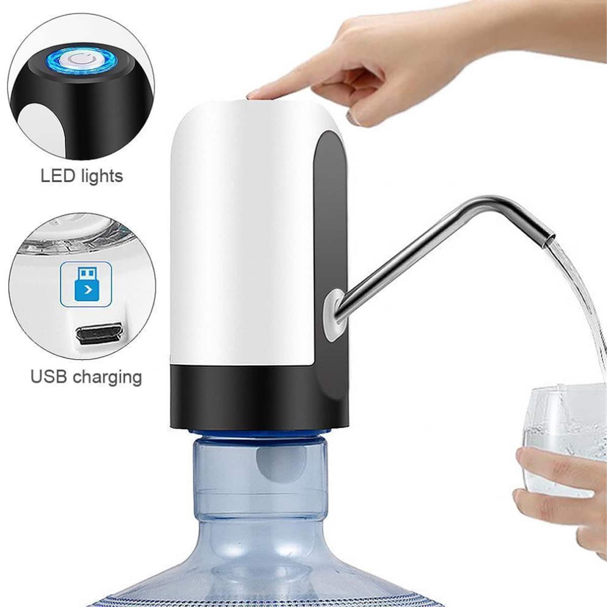 Electric Water Dispenser With Usb Cable 5yndlk 