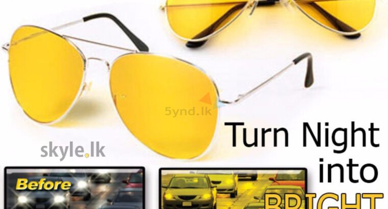 HD Vision Yellow Night View For Unisex