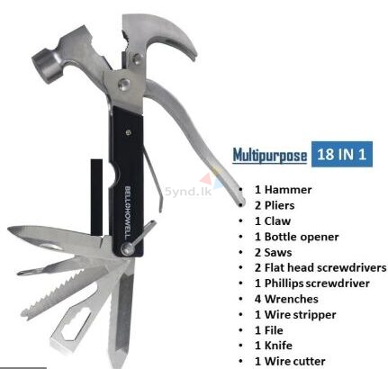 TAC TOOL Stainless Steel 18 in 1