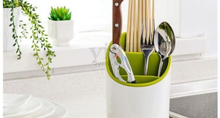 New Cutlery Drainer and Organizer White Green