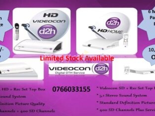 Videocon D2h HD New Connection With 6Mth Free