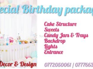 Decor & Design : Wedding, Party, Anniversary & Birthday Decoration