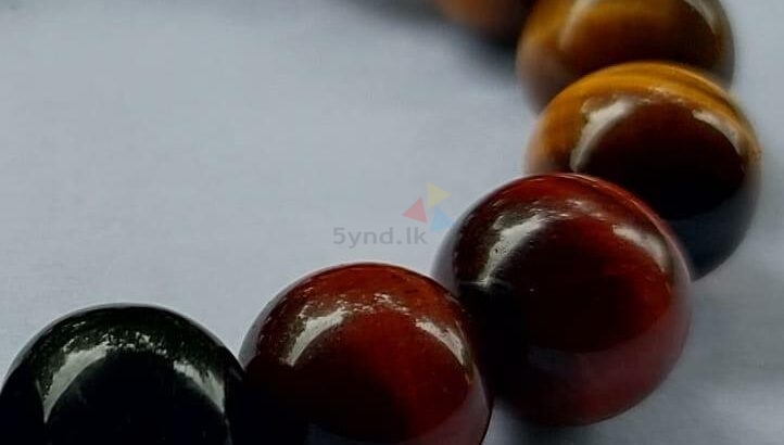 Tiger-eye Om Mantra Bracelet
