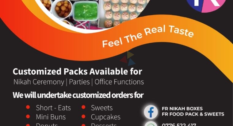 Food Packs – Customized