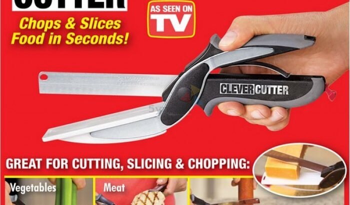 Clever Cutter 2 In 1 Stainless Steel Kitchen Scissors