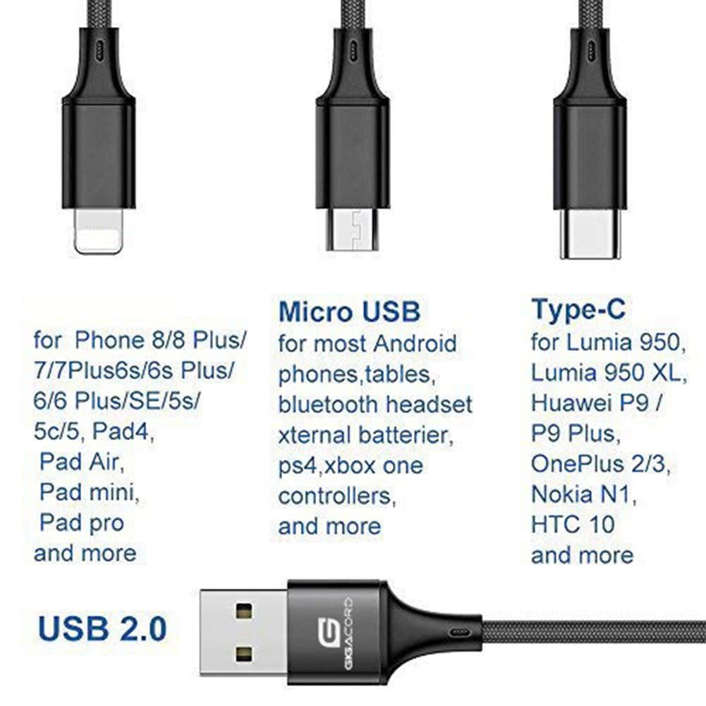 NEW REMAX GITION 3-IN-1 USB CABLE | 5ynd.lk