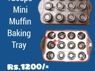 12 cups Mini Muffin Baking Tray