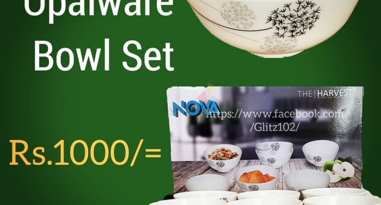 Opalware 6pcs Bowl Set