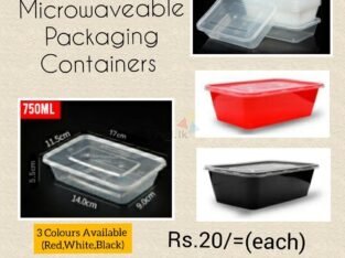 Plastic Microwaveable Packing Containers
