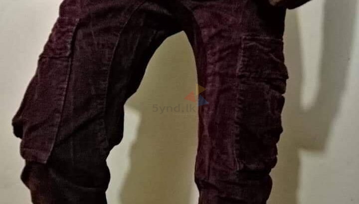 RIB TYPE CARGO PANTS