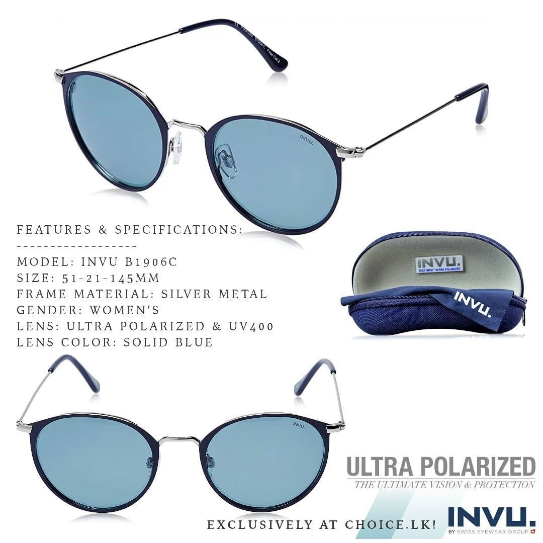 INVU Polarized Round Women’s Sunglasses