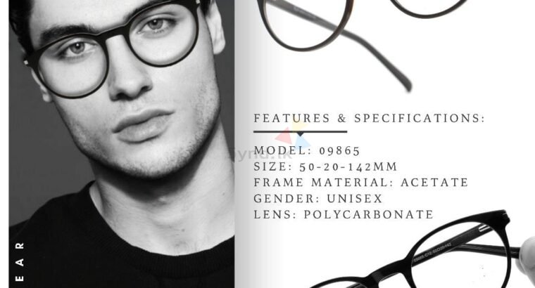 Premium Acetate Round Eyeglasses