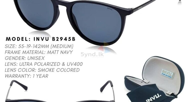 INVU Polarized Round Unisex Sunglasses