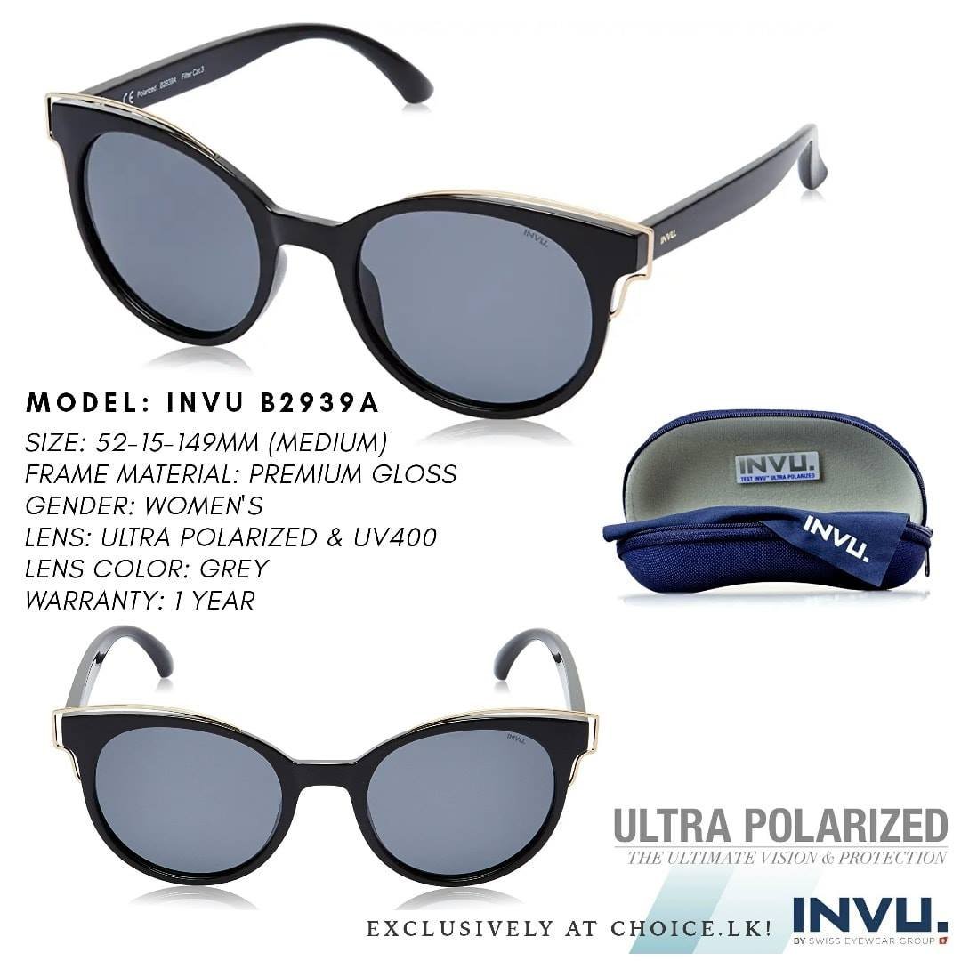 INVU Polarized Round Women’s Sunglasses