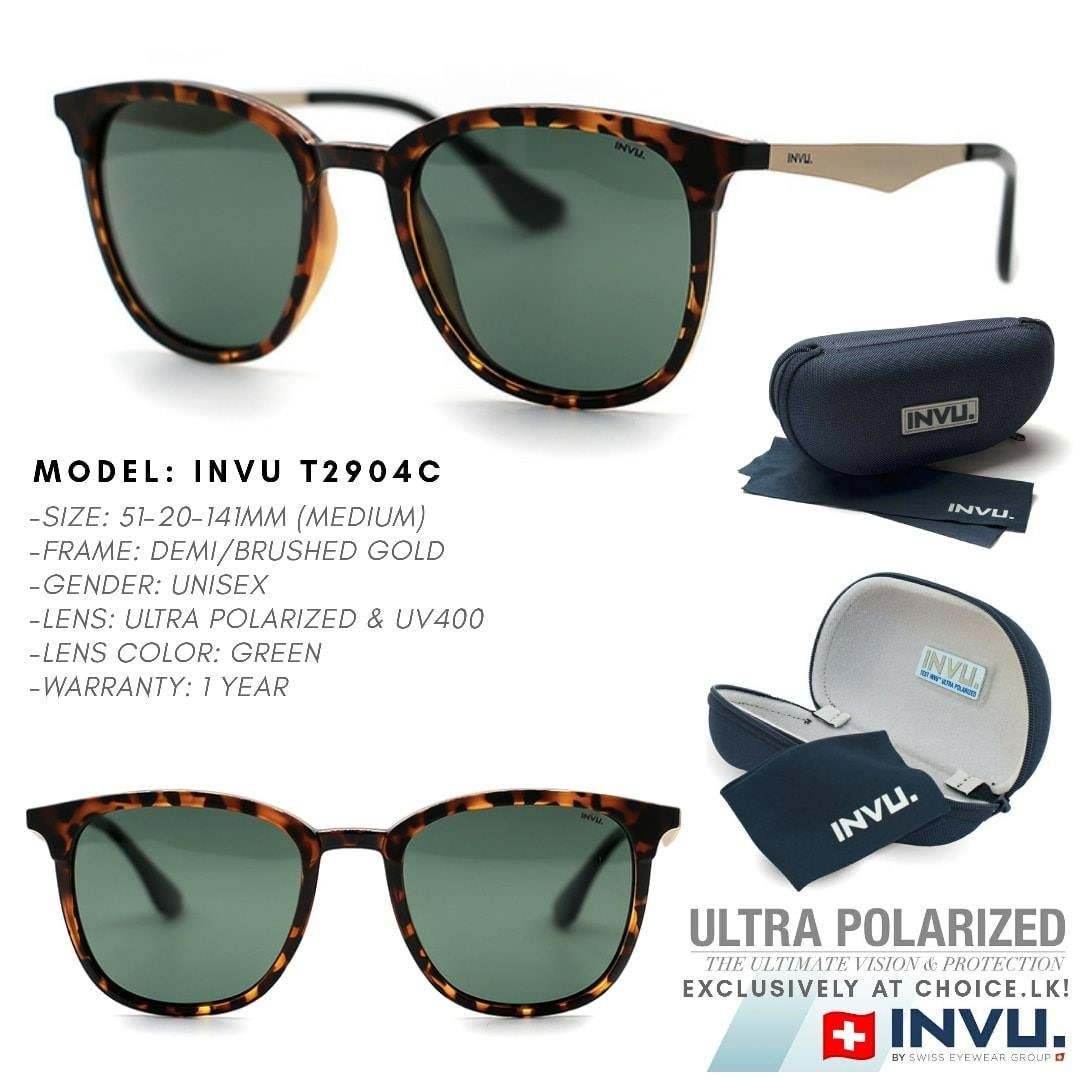 ⭕riginal INVU Ultra-Polarized Branded Sunglasses | 5ynd.lk