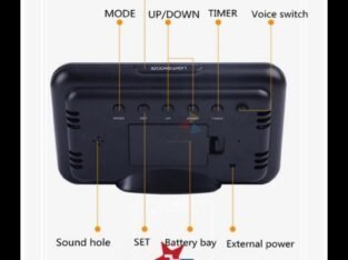 VOICE CONTROL LED BACK LIGHT SMART CLOCK