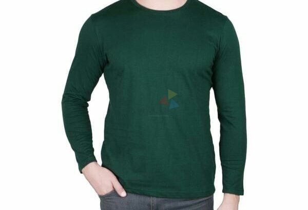 PLAIN LONG SLEEVE CREW NECK T-SHIRTS