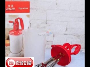 ROTARY EGG BEATER WHISK WITH CONTAINER