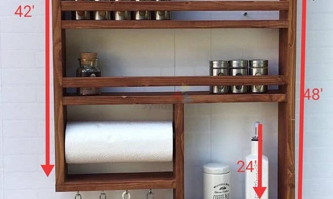 Spice Rack & Jars