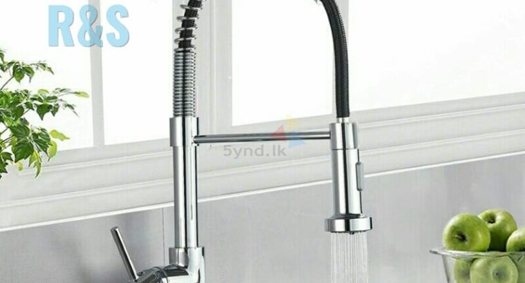 Chrome Pull Down Spray Kitchen Sink Faucet