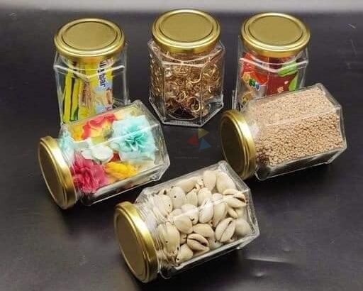 Spice Rack & Jars