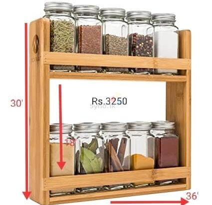 Spice Rack & Jars
