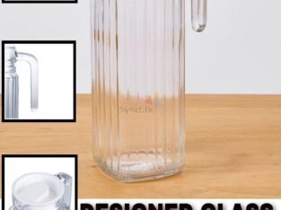 DESIGNED GLASS JUG