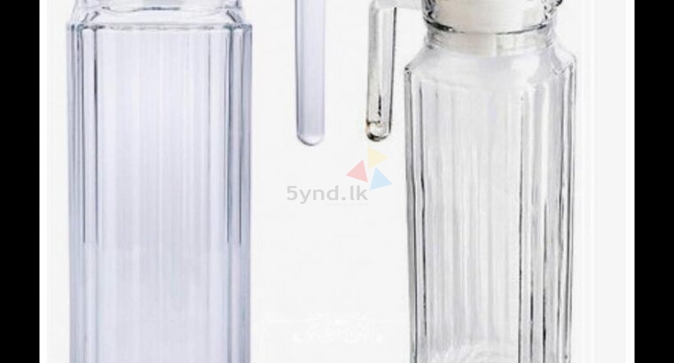 DESIGNED GLASS JUG