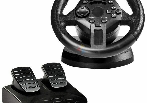 Gaming Steering Wheel & Gaming Pedal