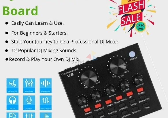 🔥 DJ Sound Mixer Board