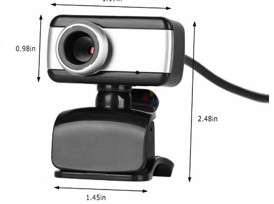 Mic USB 2.0 Web Camera +Microphone For Desktop/Laptop/PC/Mac