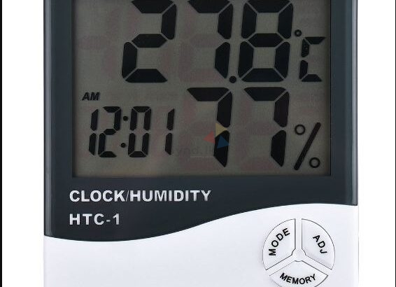 Digital Thermometer Hygrometer Electronic LCD Temperature Humidity Met