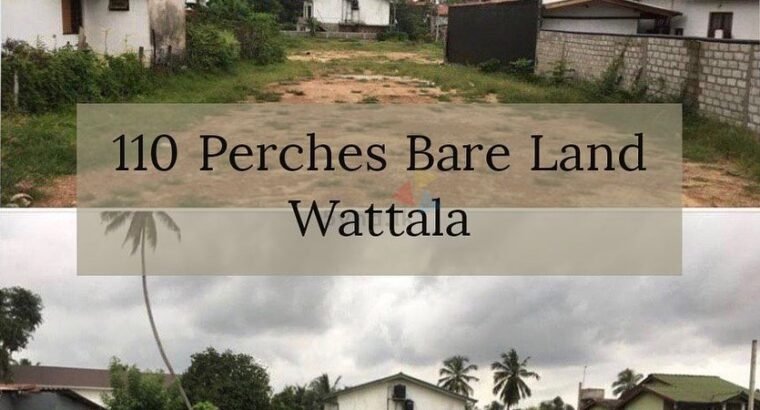 Bare land for sale : Wattala