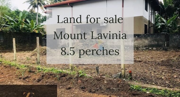 Land for sale – Mount Lavinia