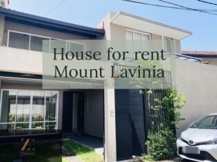 House for rent Mount Lavinia