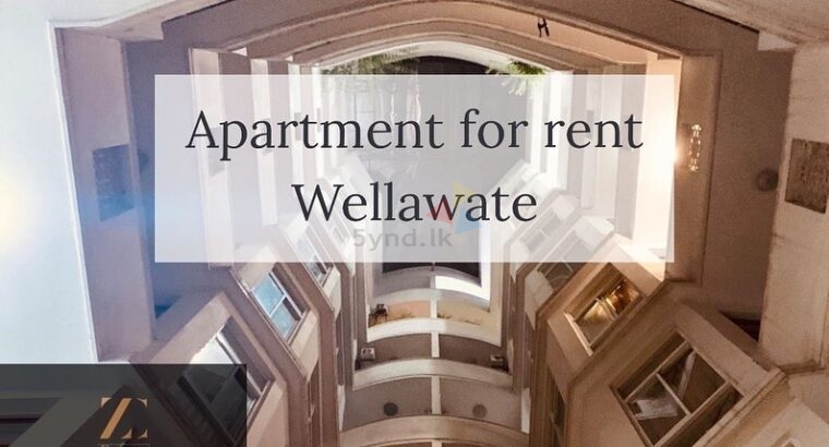 Apartment for rent Wellawate