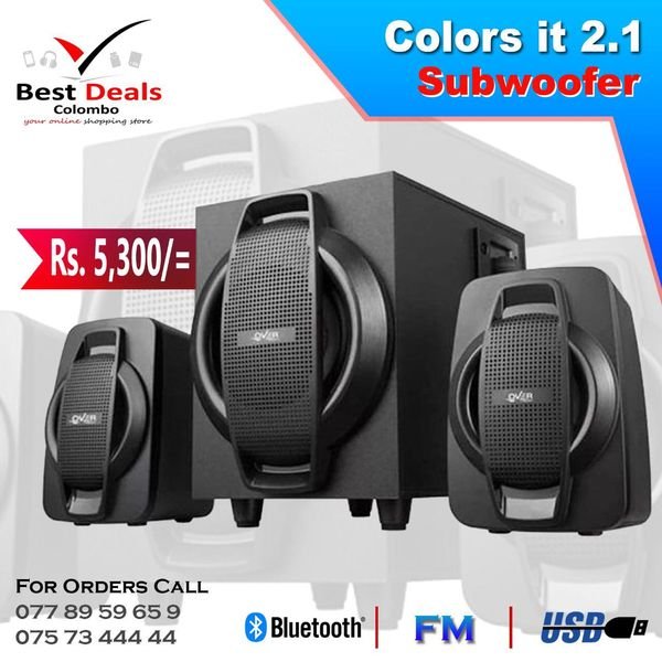 Colors it 2 in 1 Subwoofer