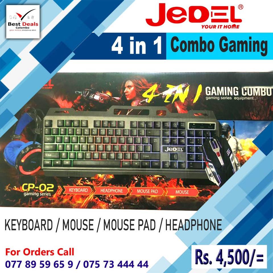 Jedel 4 in 1 Combo Gaming