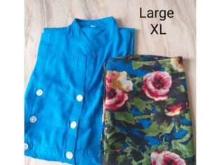 Plain Top With Shawl Set