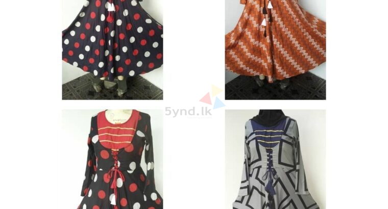 RAYON MATERIAL FROCKS