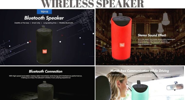 TG113 Portable Wireless Bluetooth Speaker